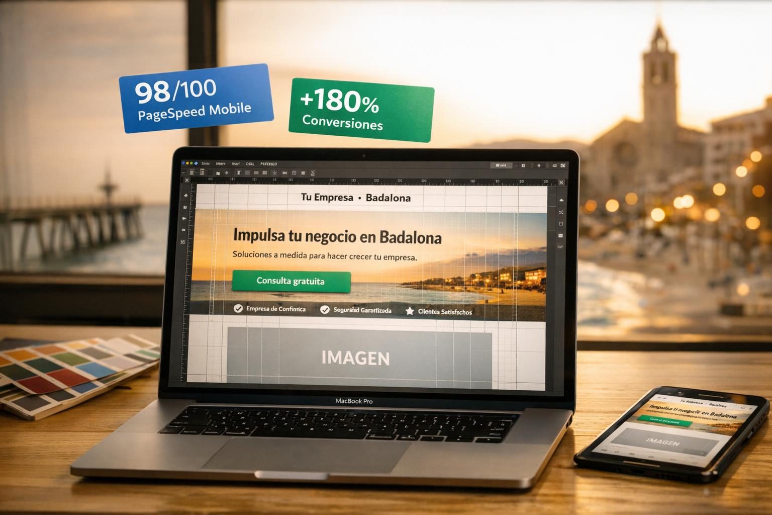 Diseño Web en Badalona — Diseño Web Profesional en Badalona — Páginas que Convierten