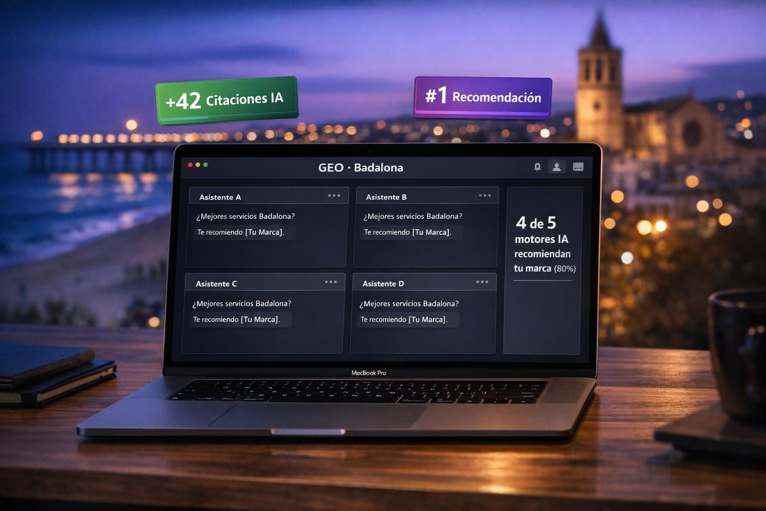 GEO en Badalona — GEO en Badalona — Posicionamiento en ChatGPT, Gemini y Copilot